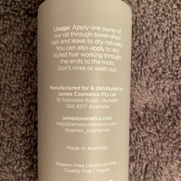 James Holy Grail Luxury Hair Oil - from Austrailia - Picture 4 of 4